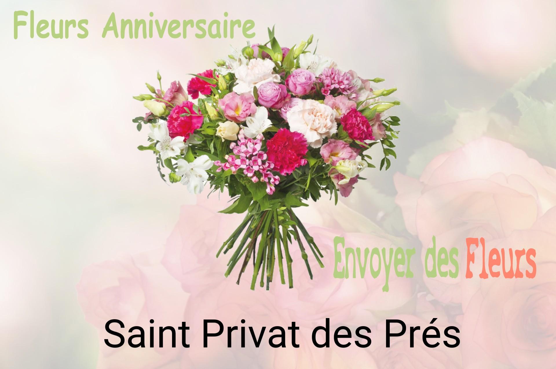 Bouquet de fleurs d’anniversaire livré à Saint-Privat-des-Prés