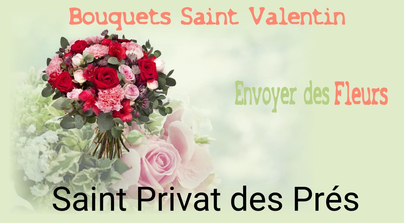 Roses de Saint-Valentin livrées à Saint-Privat-des-Prés